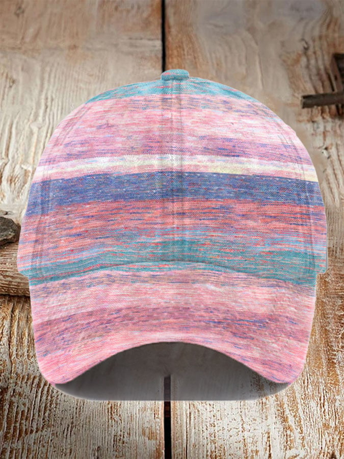 Breast Cancer Awareness Print Baseball Cap